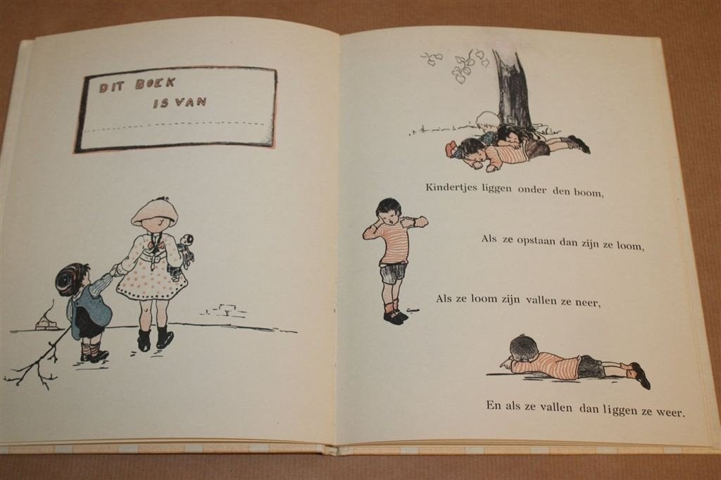 Kindjesboek — Rie Cramer Versjes uit 1909, Facsimile, Ophalen of Verzenden, Gelezen
