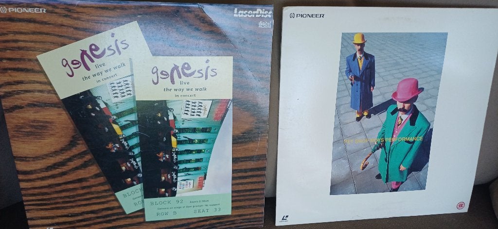 Laser disc Genesis / Pet Schop Boys, Cd's en Dvd's, Ophalen, Gebruikt, Pop, 12 inch