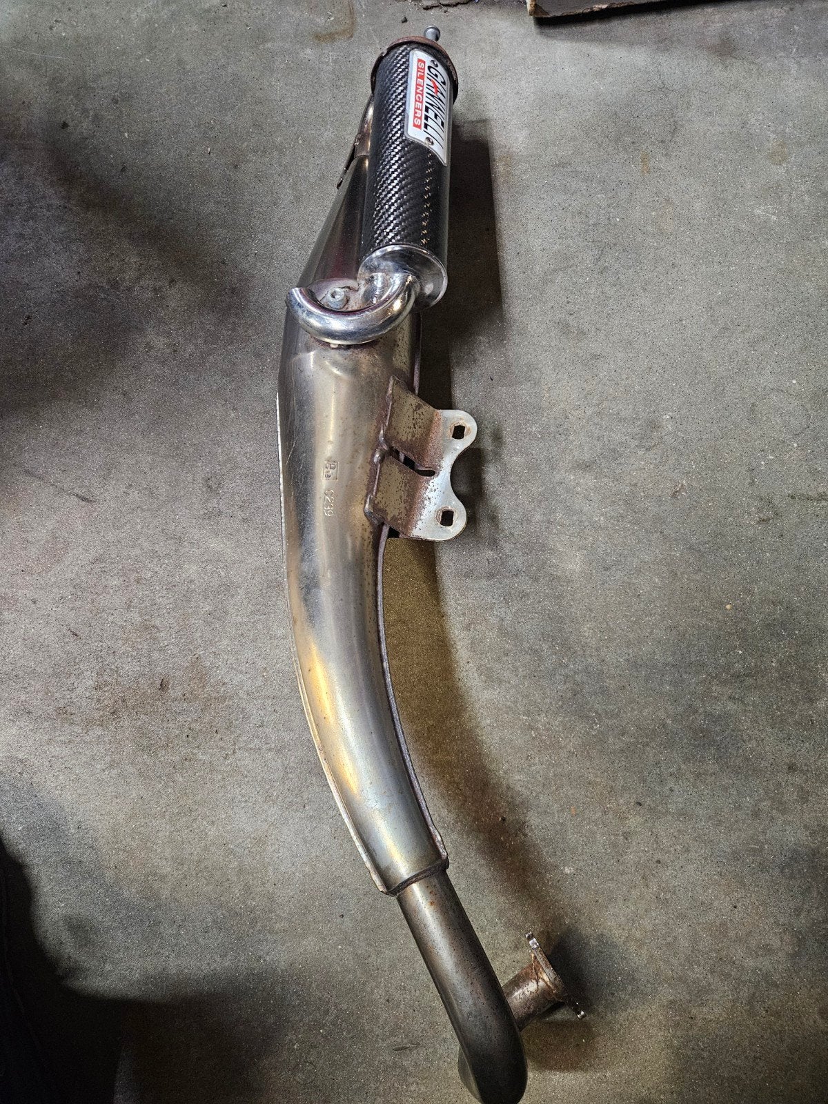 Gianelli Morini Aprilia SR 2000 Uitlaat zonder steun., Ophalen of Verzenden, Gebruikt, Uitlaat, Aprilia