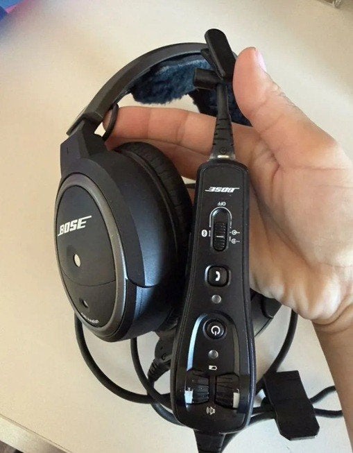 Bose A20 vliegheadset met Bluetooth