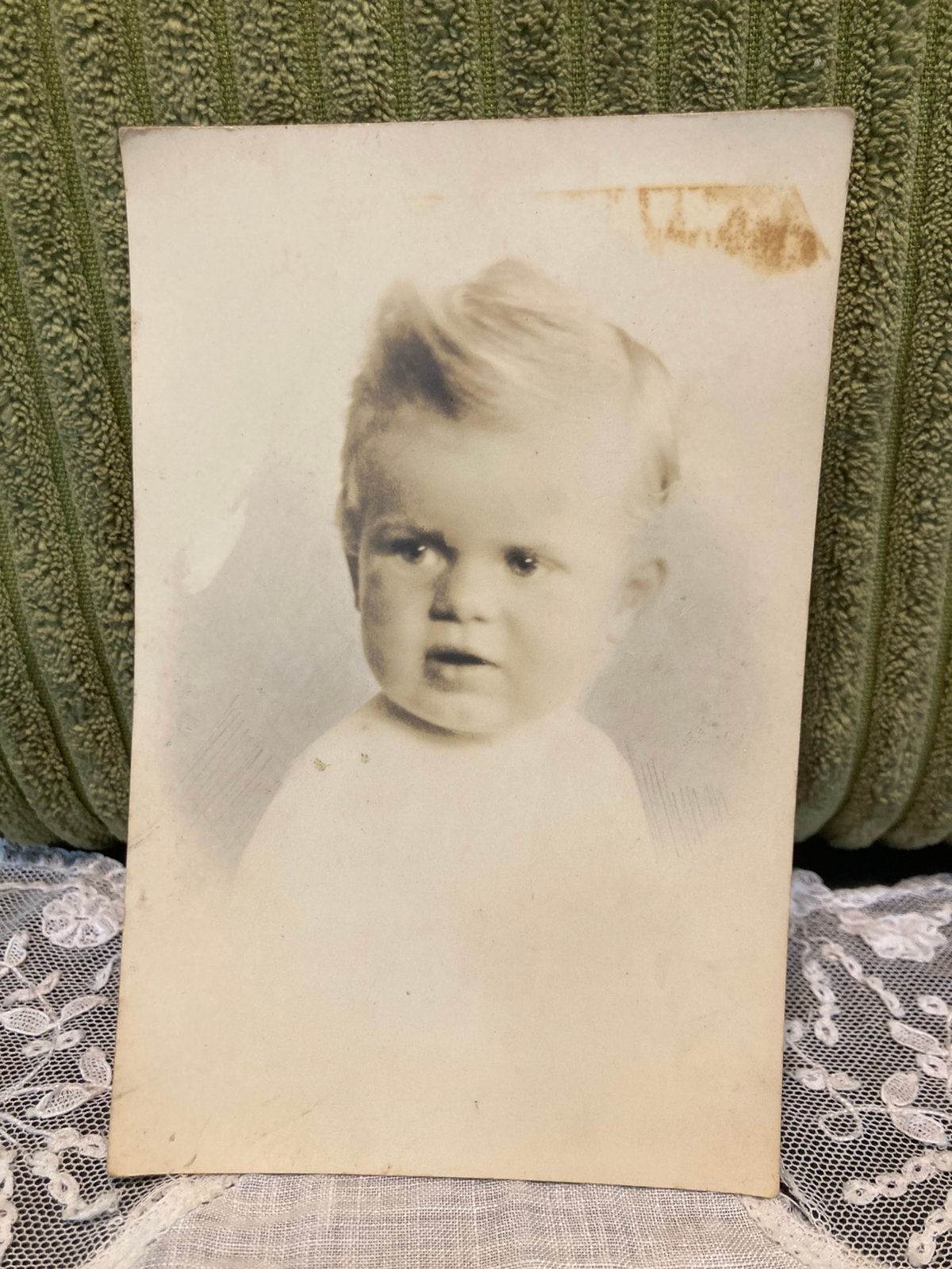 Oude foto baby,  Aug Melai (150826), Ophalen of Verzenden, Voor 1940, Gebruikt, Kind