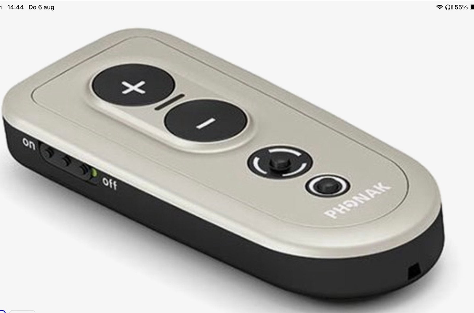 Phonak PilotOne II Afstandsbediening voor Hoortoestellen, Ophalen of Verzenden, Nieuw, Origineel