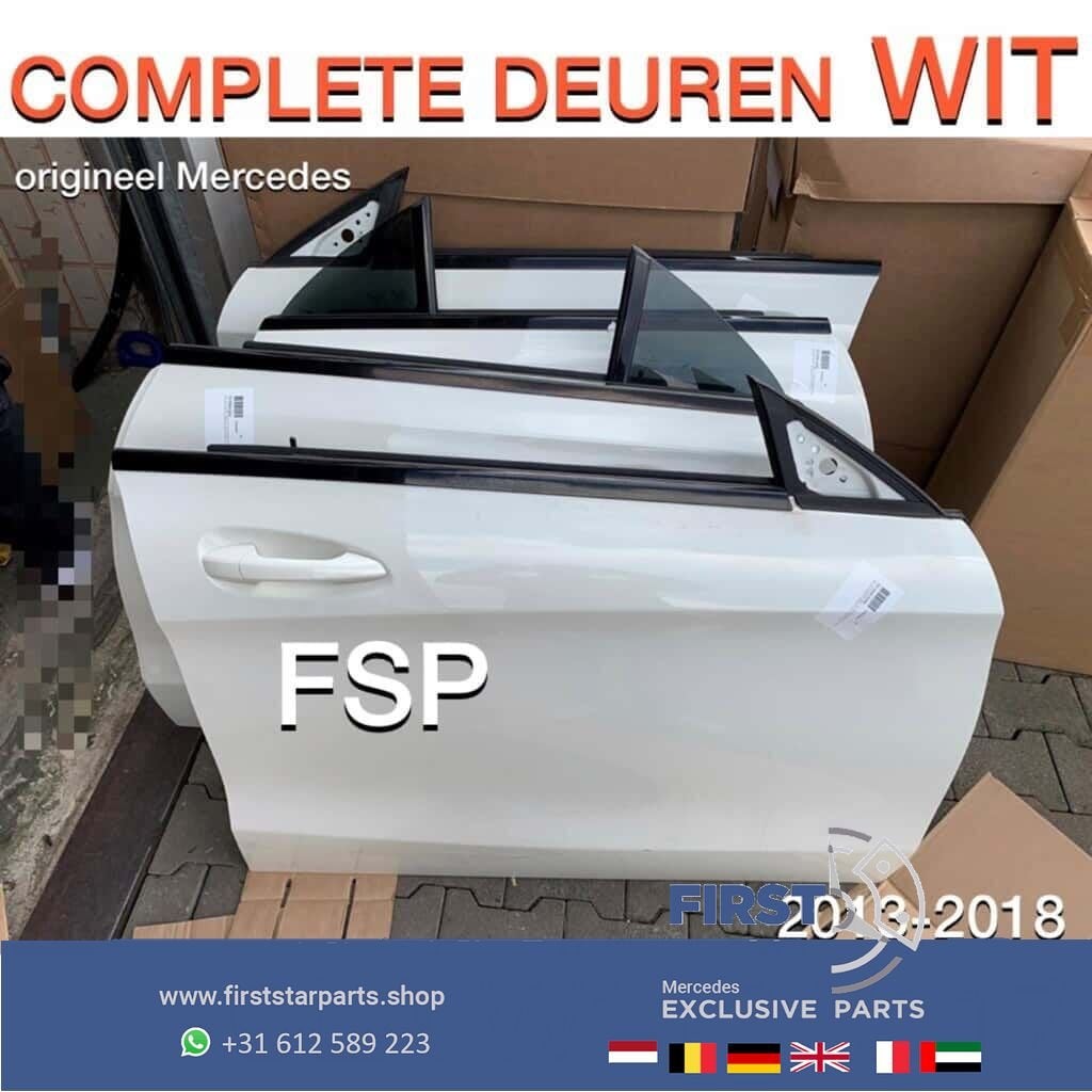 W117 X117 CLA DEUR LINKS RECHTS VOOR ACHTER WIT Mercedes COM, -, -, -, Deur