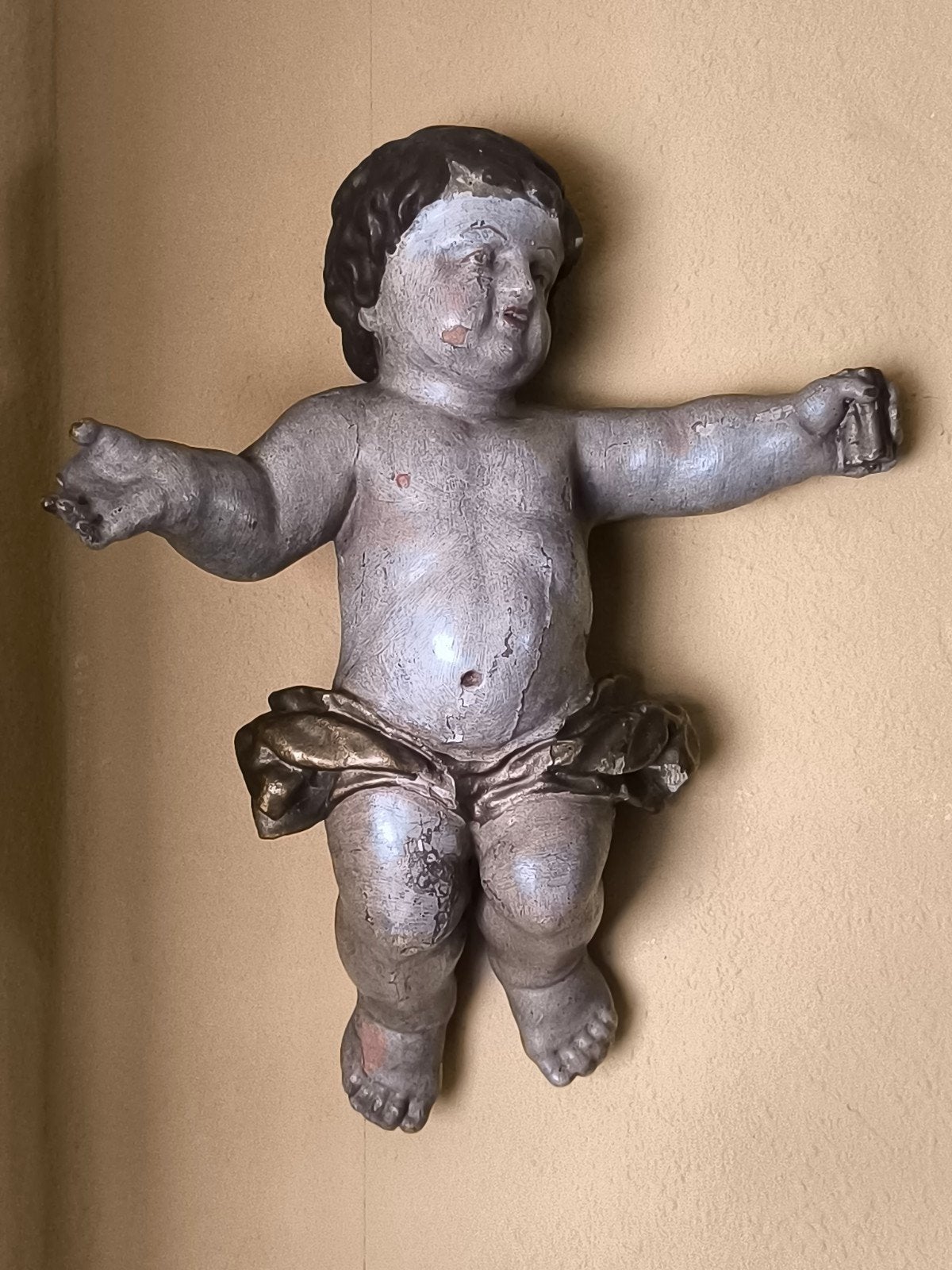 putti 30x24 cm 18e eeuw, Ophalen of Verzenden