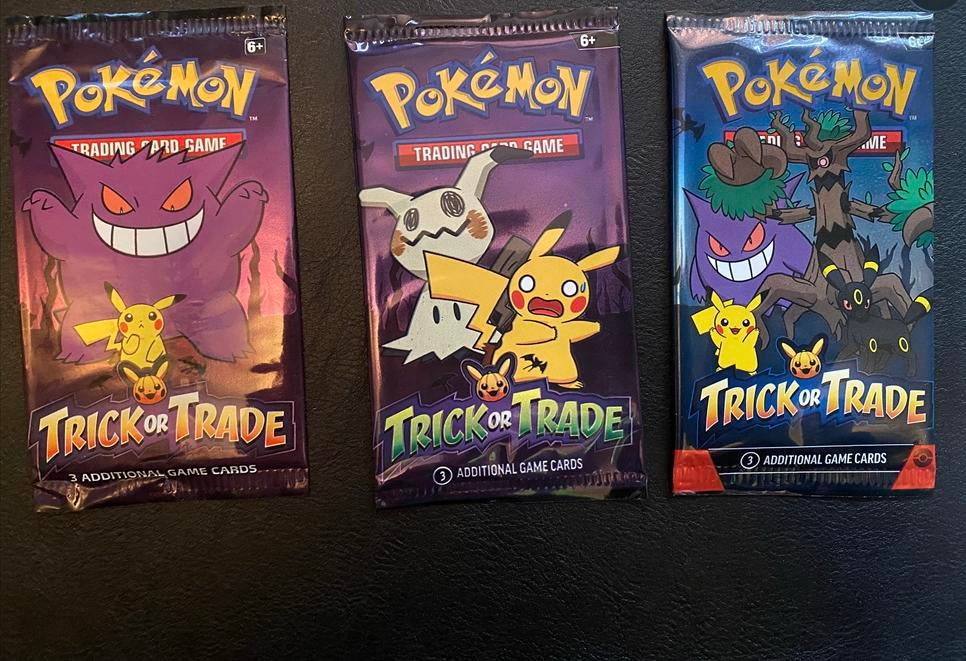 Pokemon trick or trade 2022 2023 2024 prijs voor 3 packs, Ophalen of Verzenden, Zo goed als nieuw