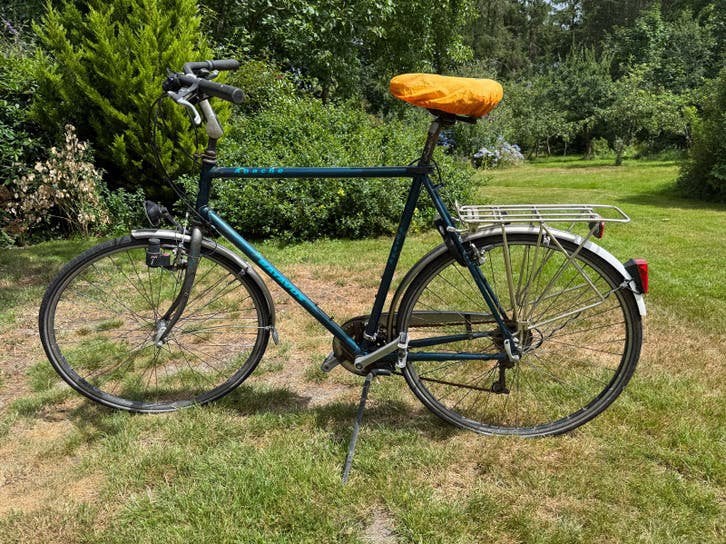 Batavus Apache herenfiets - 28 inch, frame 62 cm, Ophalen, Gebruikt, Velgrem, Versnellingen