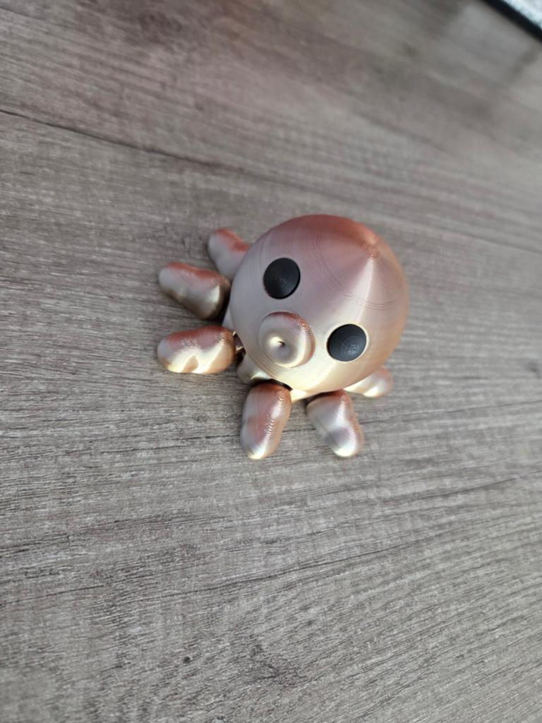 Zijde octopus verkleurt met draaien, Ophalen of Verzenden, Nieuw, Jongen of Meisje