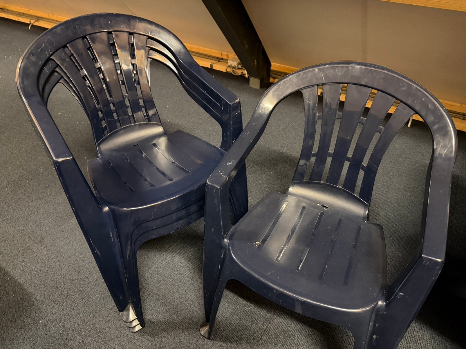 Gratis tuinstoelen, Ophalen, Gebruikt, Kunststof, Inklapbaar