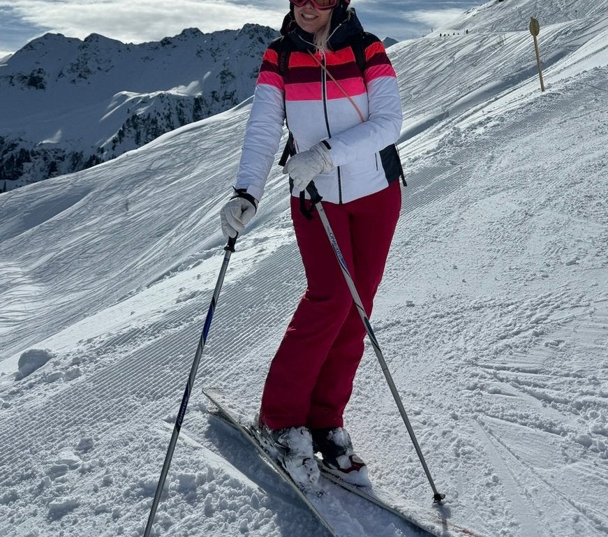 CMP dames ski-outfit – witte ski-jas met roze skibroek, Ophalen of Verzenden, Zo goed als nieuw, Maat 42/44 (L), Jack
