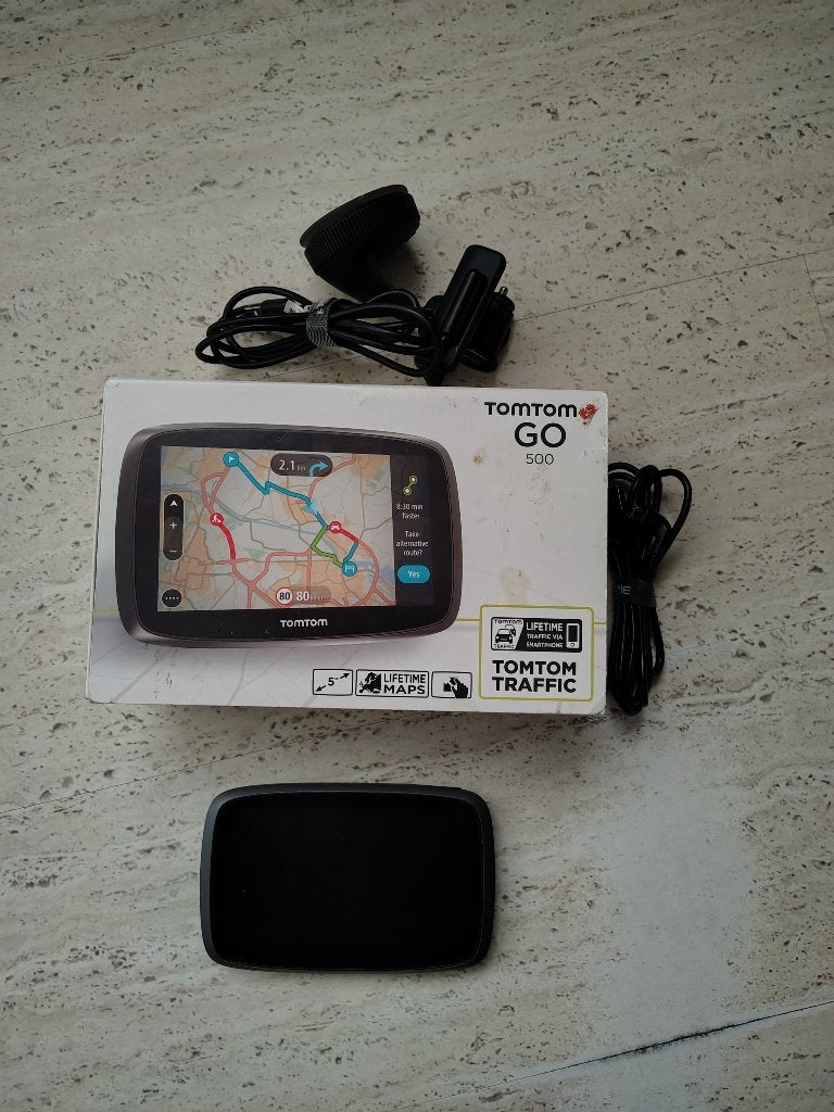 TomTom GO 500 5 inch  met livetime update als nieuw 25,00€, Auto diversen, Ophalen of Verzenden, Zo goed als nieuw
