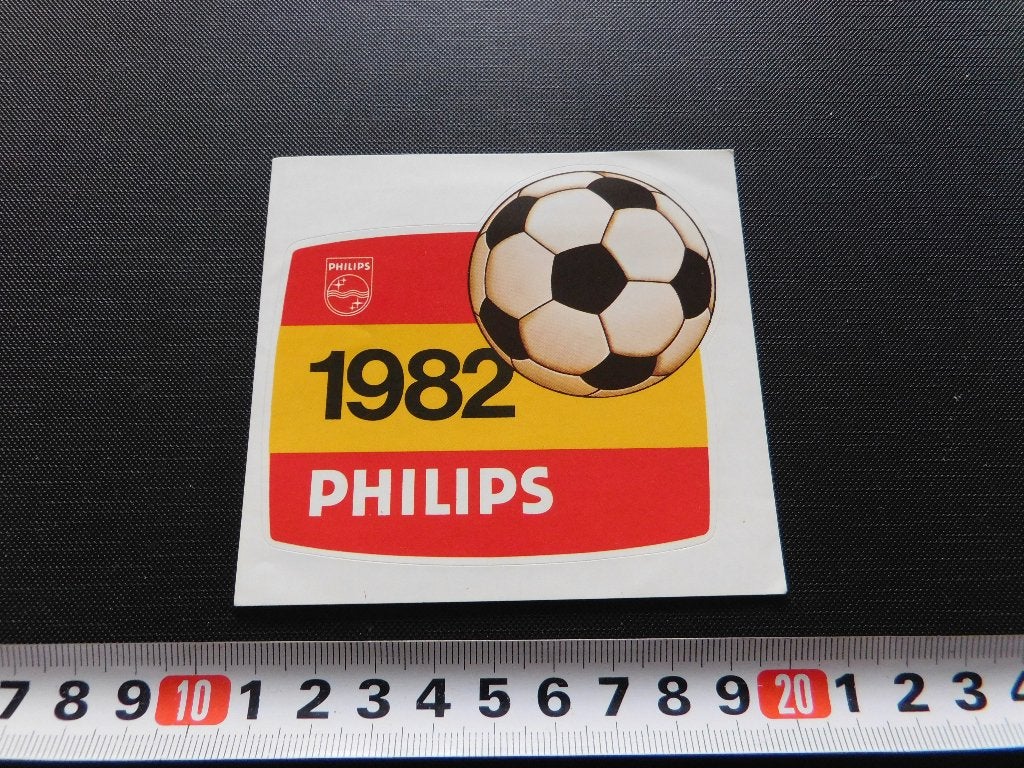 sticker Spanje 1982 Voetbal   PHILIPS, Verzamelen, Stickers, Ophalen, Zo goed als nieuw
