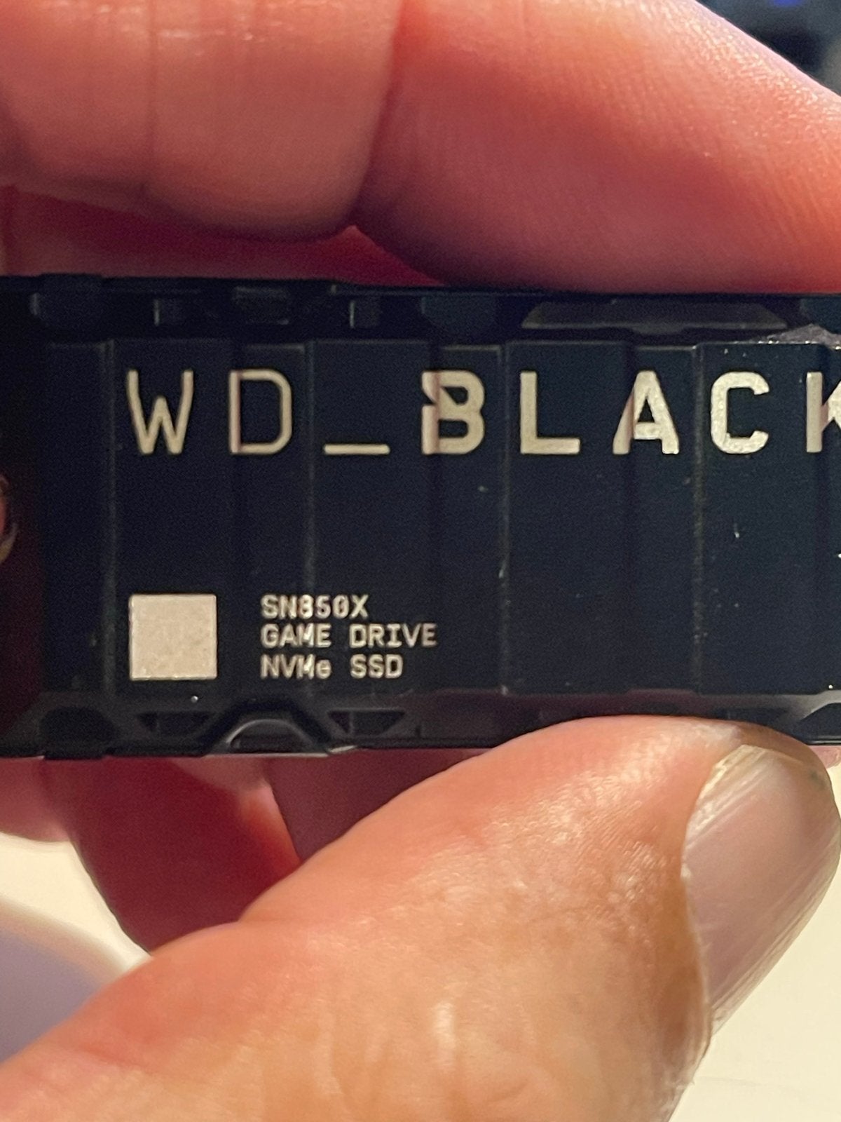 WD BLACK SN850X NVMe SSD4 met heatsink  - 1TB, Ophalen, Intern, SSD, Zo goed als nieuw