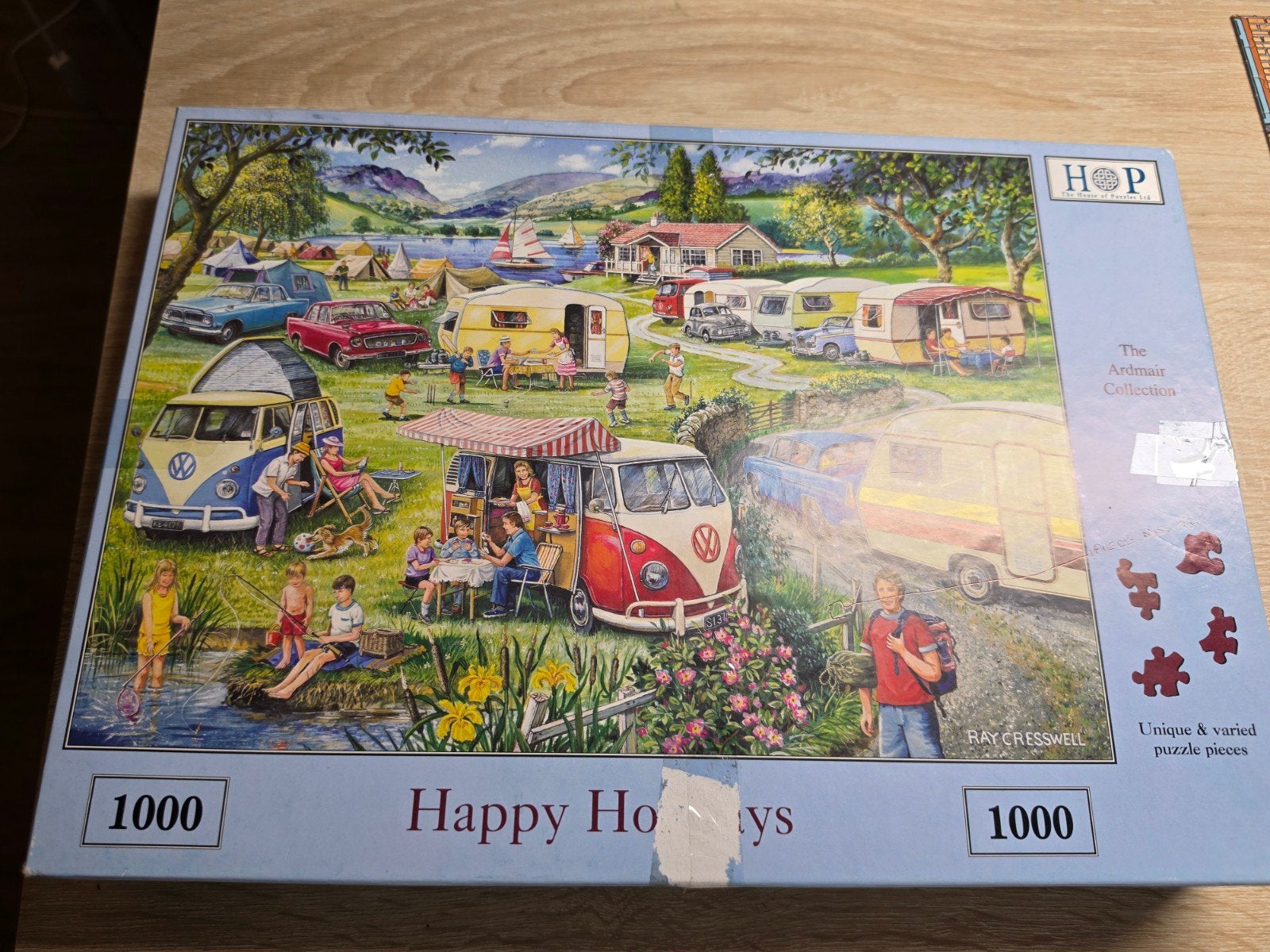 Happy holidays HOP puzzel 1000, Ophalen, 500 t/m 1500 stukjes, Zo goed als nieuw