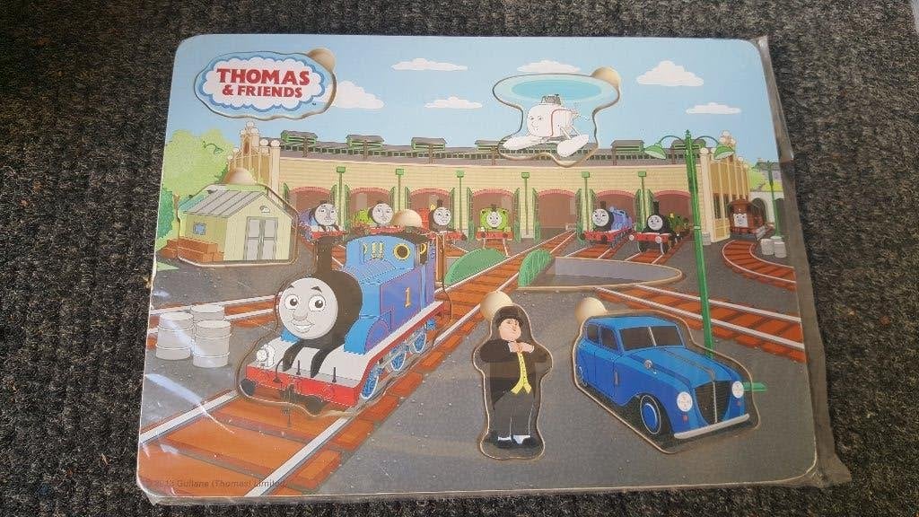 Houten Thomas de Trein puzzel, Ophalen of Verzenden, Gebruikt