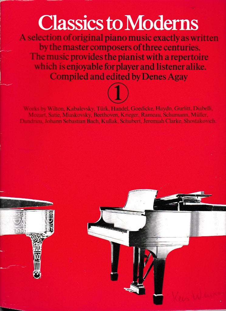 Classics To Moderns deel 1  ( 141  ), Gebruikt, Verzenden, Klassiek, Artiest of Componist