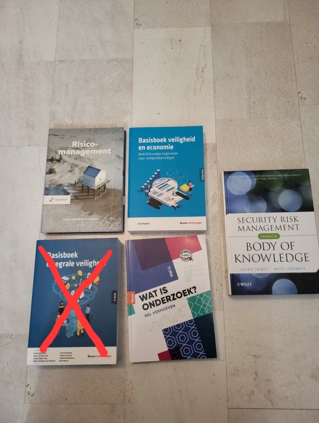 Studieboeken Integrale Veiligheidskunde, Boeken, Ophalen, Beta, Zo goed als nieuw, HBO
