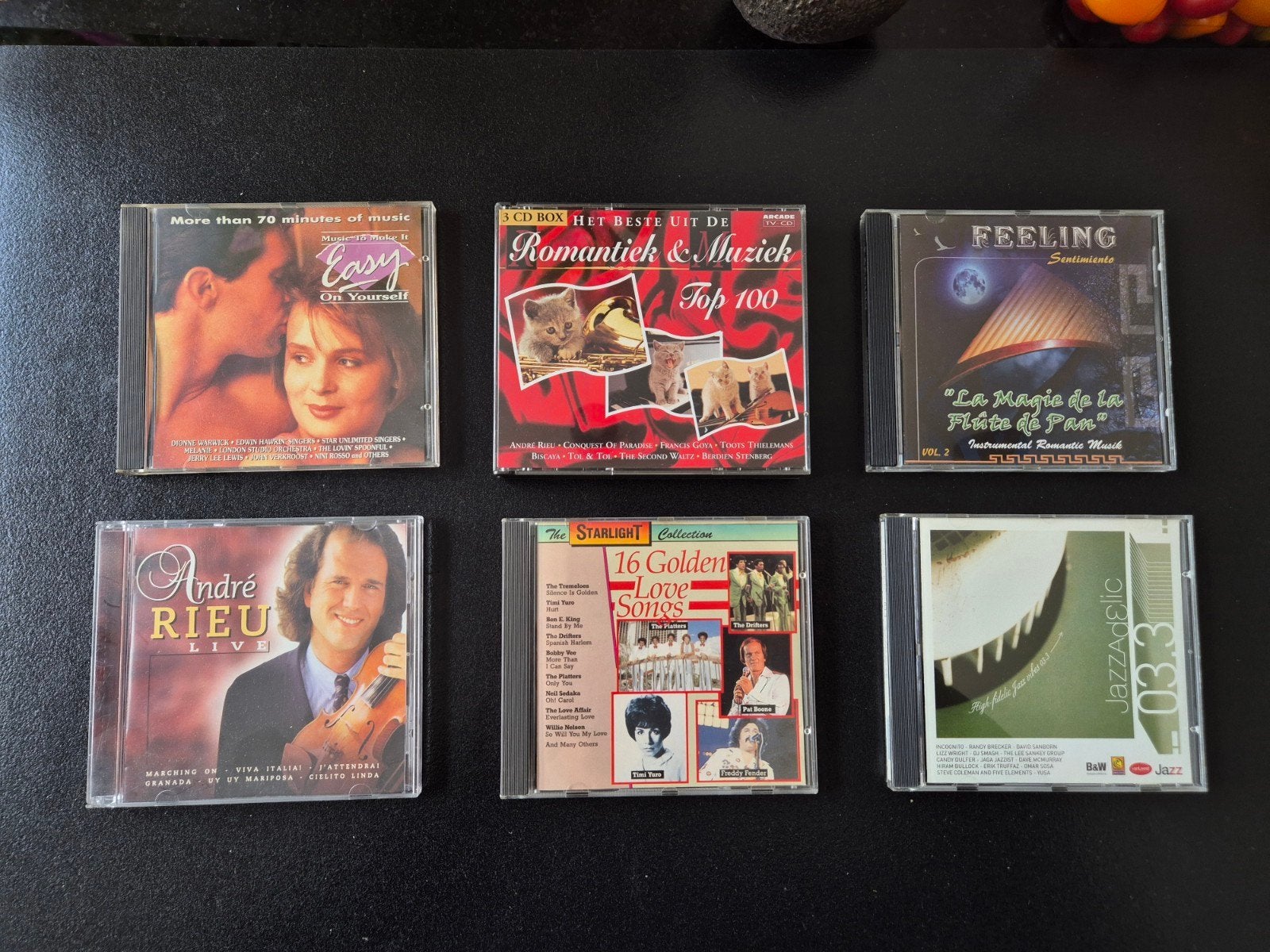 Pakket met Cd's romantische muziek, Cd's en Dvd's, Ophalen of Verzenden, Zo goed als nieuw, Verzamelalbum, Inclusief boekje