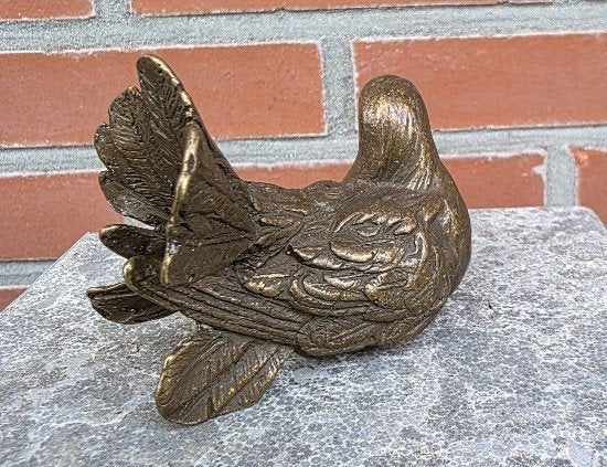 Mini urn Duif – Brons - Herdenkingsbeeld, Nieuw, Info@huisentuindecoratiemarie.nl, Huis en tuin decoratie marie, Peize