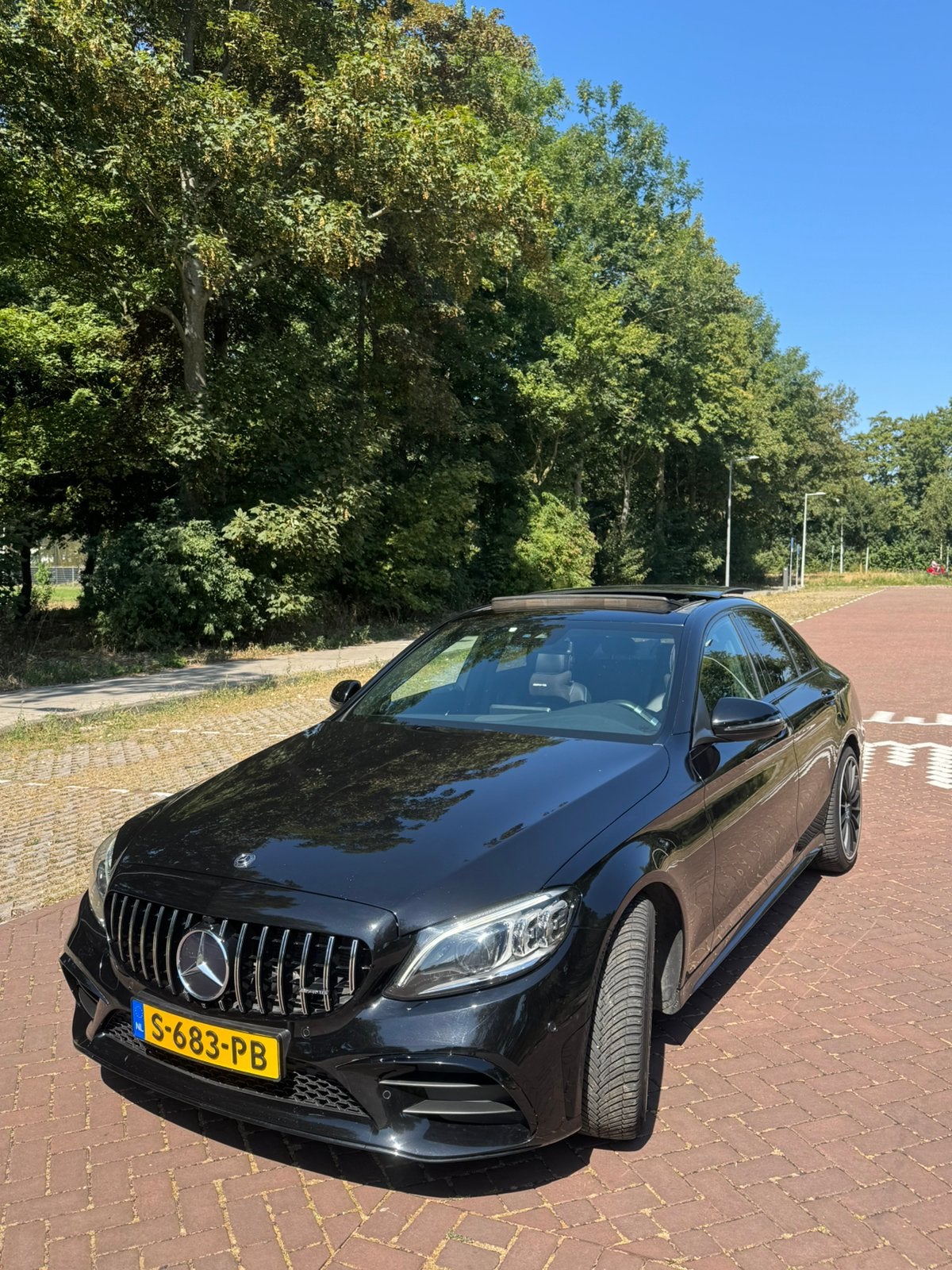 Mercedes-Benz C-Klasse C300 258pk 9G-TRONIC 2019 Zwart, Automaat, Achterwielaandrijving, 1800 kg, 4 cilinders