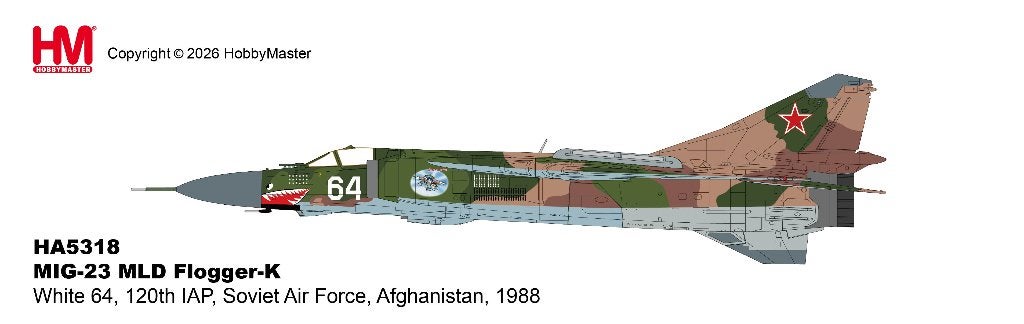 MiG-23MLD Grif Soviet Air Force Bagram Hobby Master HA5318, Verzenden, Nieuw, Military-Models VJ Mendelssohnstraße 29 info@military-models-vj.de