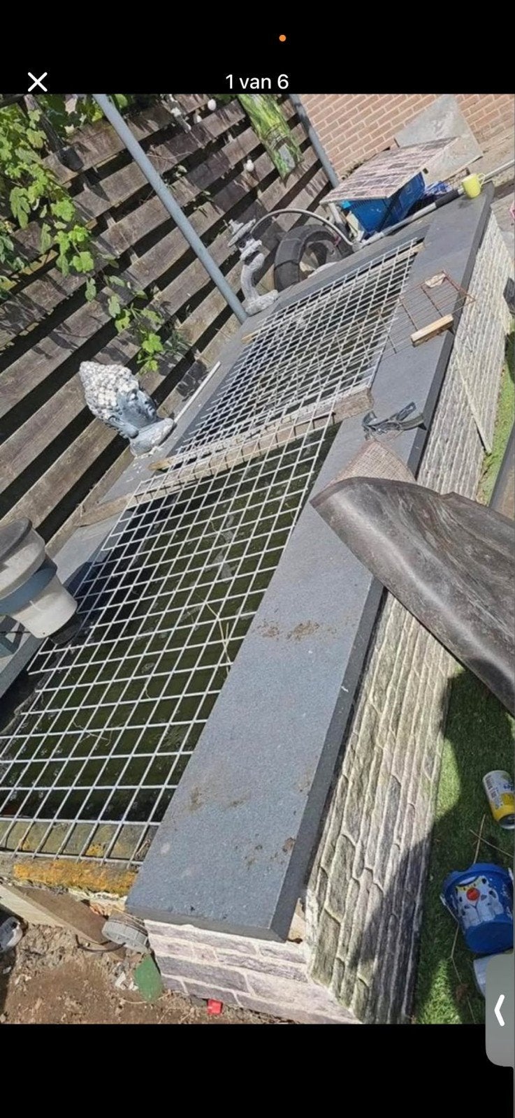 Mooie koi vijver compleet, Tuin en Terras, Vijvers, Ophalen, Gebruikt