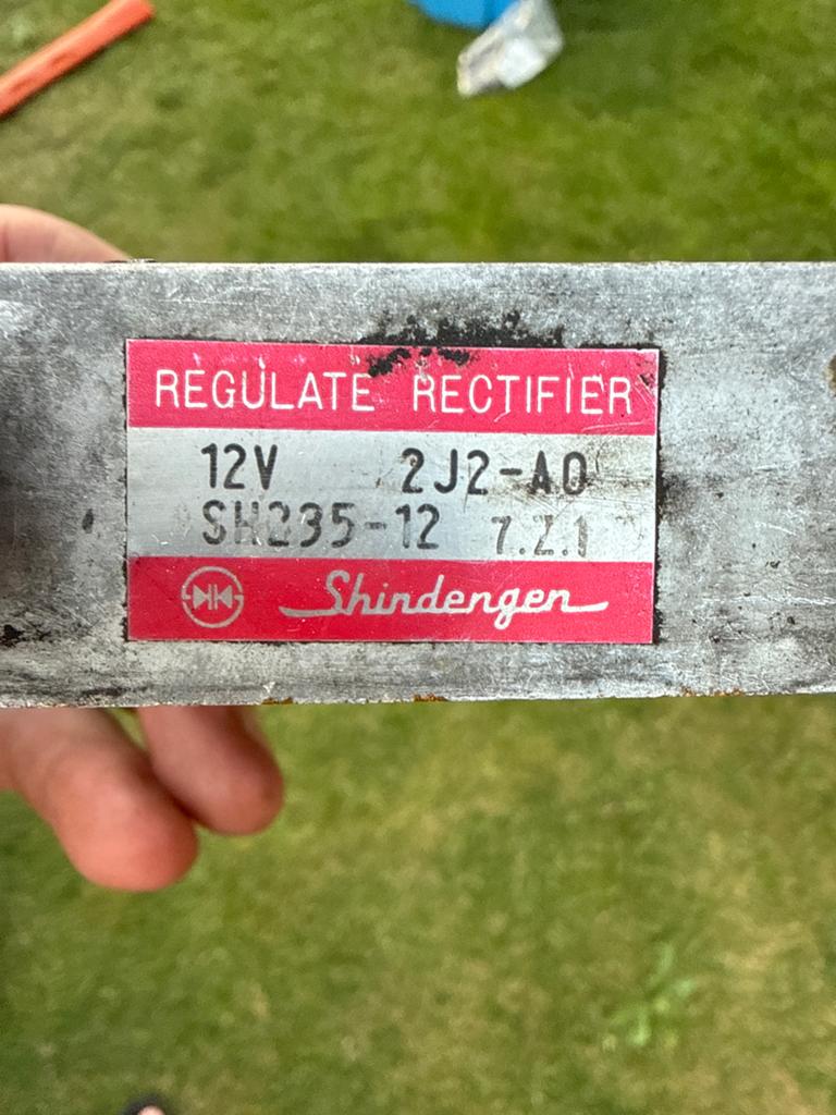 Spanningsregelaar 12V Yamaha SR500 / XT500 (Shindengen), Ophalen of Verzenden, Gebruikt