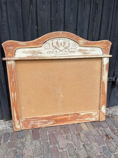 Brocante lijst wandbord / prikbord, Ophalen, Gebruikt, Prikbord