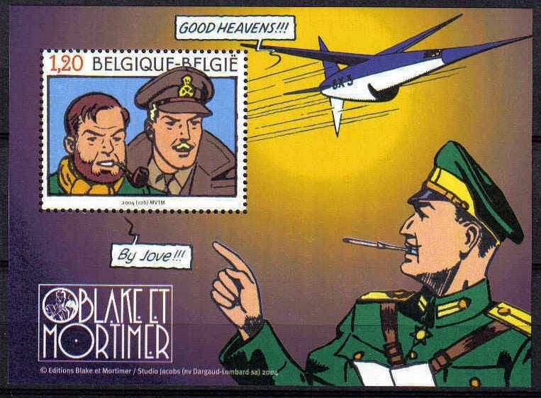 Belgie 2004 strip Blake & Mortimer Edgar P Jacobs MNH, Verzenden, Postfris, Postfris