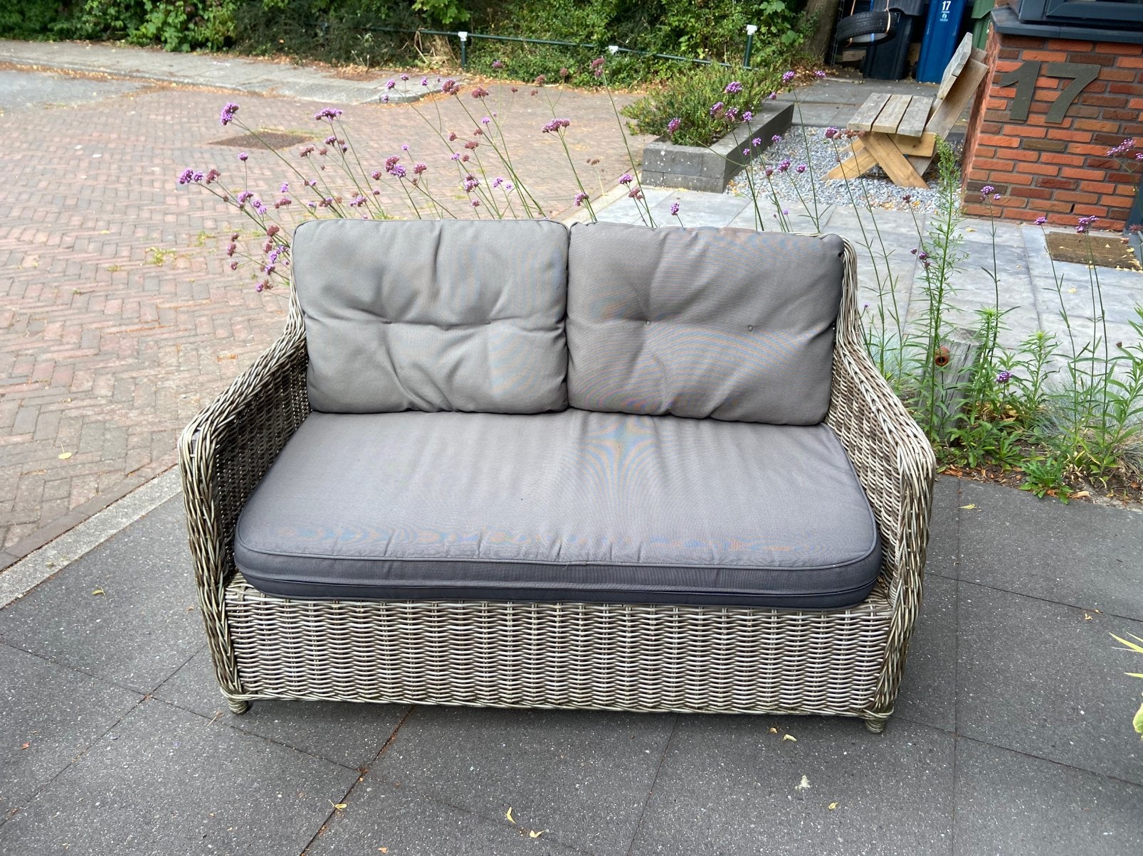 GRATIS tuinbankje, Tuin en Terras, Tuinbanken, Ophalen, Gebruikt, Kunststof