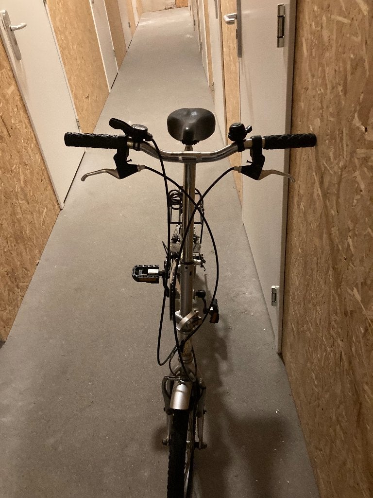 Vouwfiets 16 inch, Ophalen, Gebruikt, Velgrem, 16 tot 18 inch