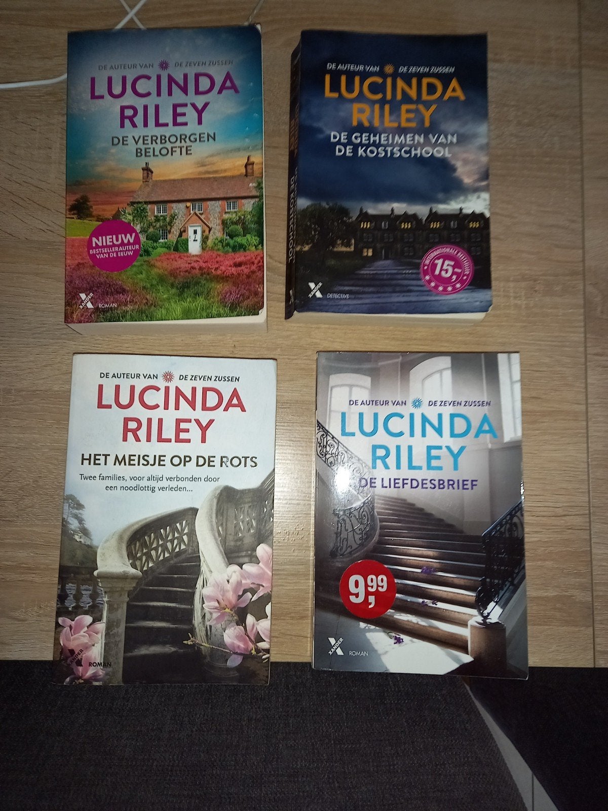 Lucinda Riley,  kostschool, rots, verborgen belofte, liefdes, Ophalen of Verzenden, Zo goed als nieuw