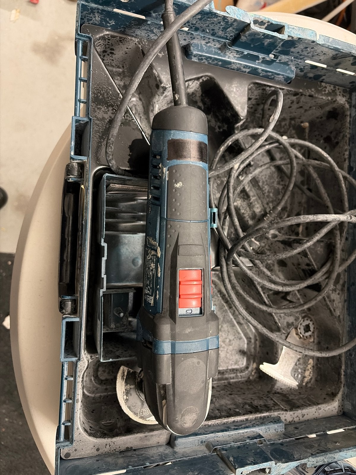 Bosch GOP 300 SCE Multitool in koffer, Ophalen of Verzenden, Gebruikt