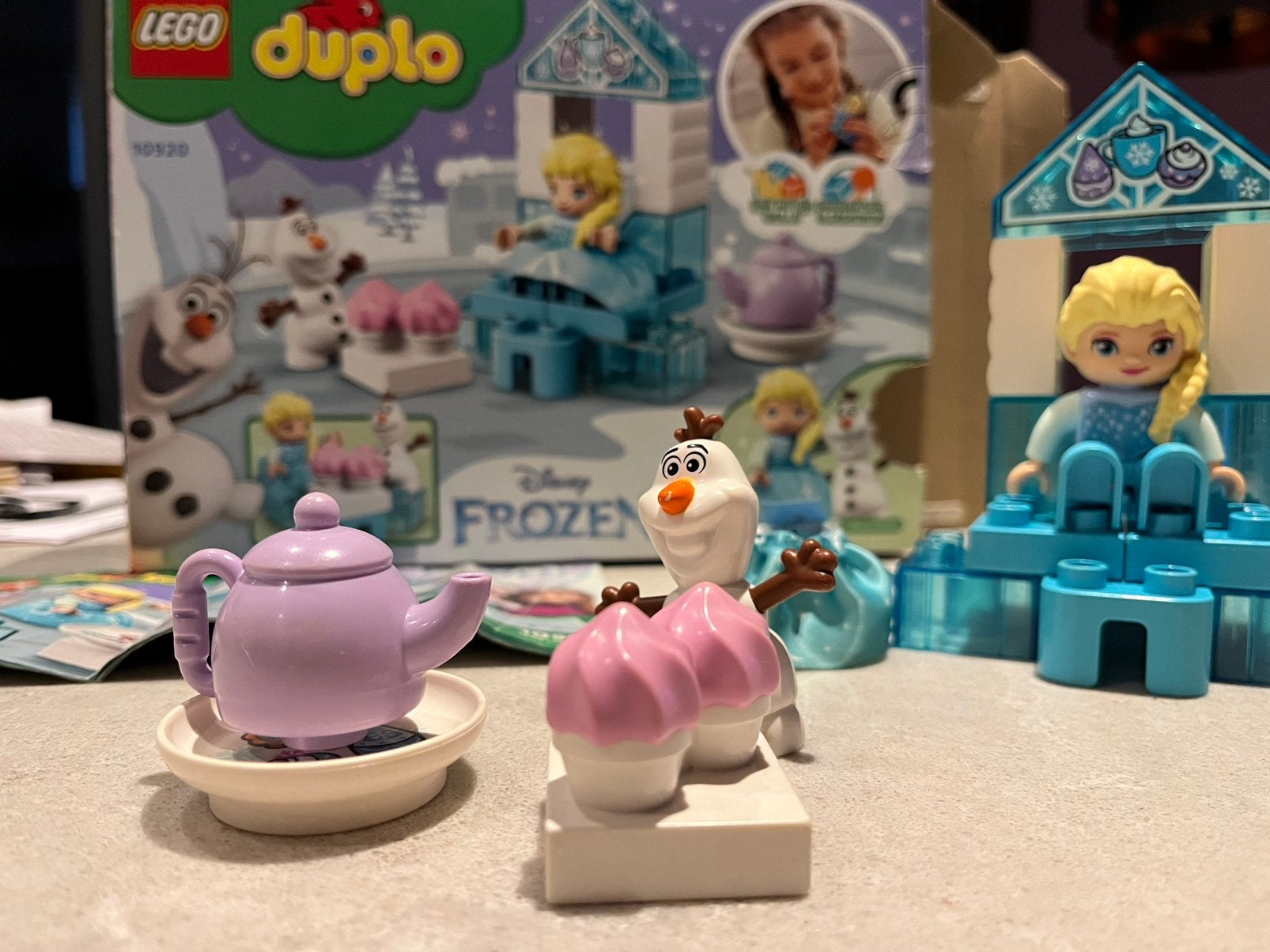 Lego duplo Elsa Frozen, Ophalen, Zo goed als nieuw, Duplo