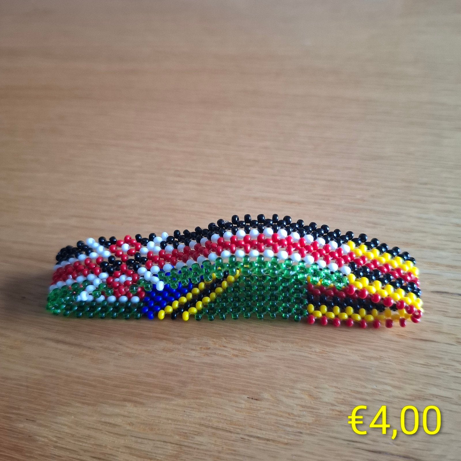 Kleurrijke kralenarmband - Handgemaakt, Overige kleuren, Kunststof of Plastic, Nieuw, Ophalen of Verzenden