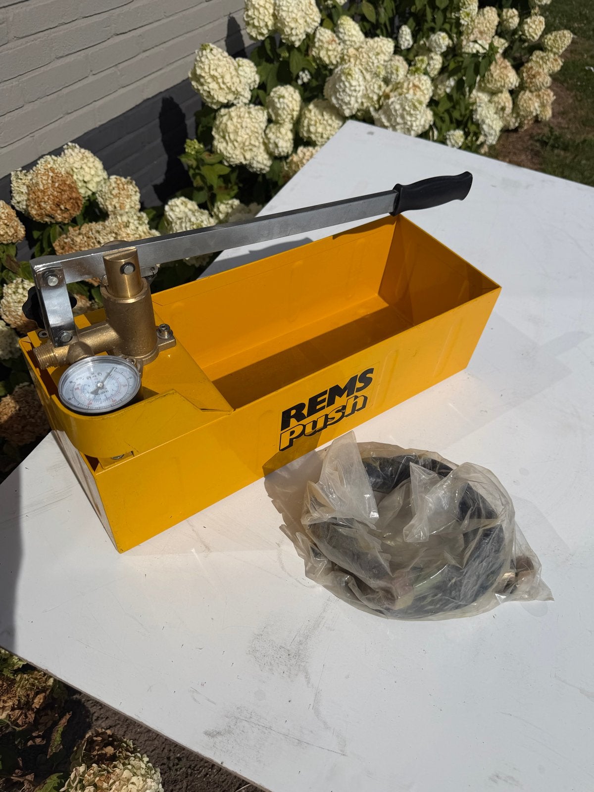 REMS Push hand-afperspomp / druktestpomp (nieuw), Doe-het-zelf en Verbouw, Gereedschap | Handgereedschap, Ophalen of Verzenden