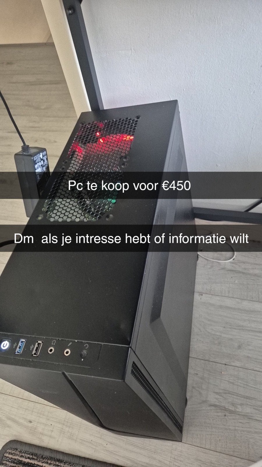 gaming pc, Corsair (behuizing), Gebruikt, Ryzen5 2600x, Ophalen of Verzenden