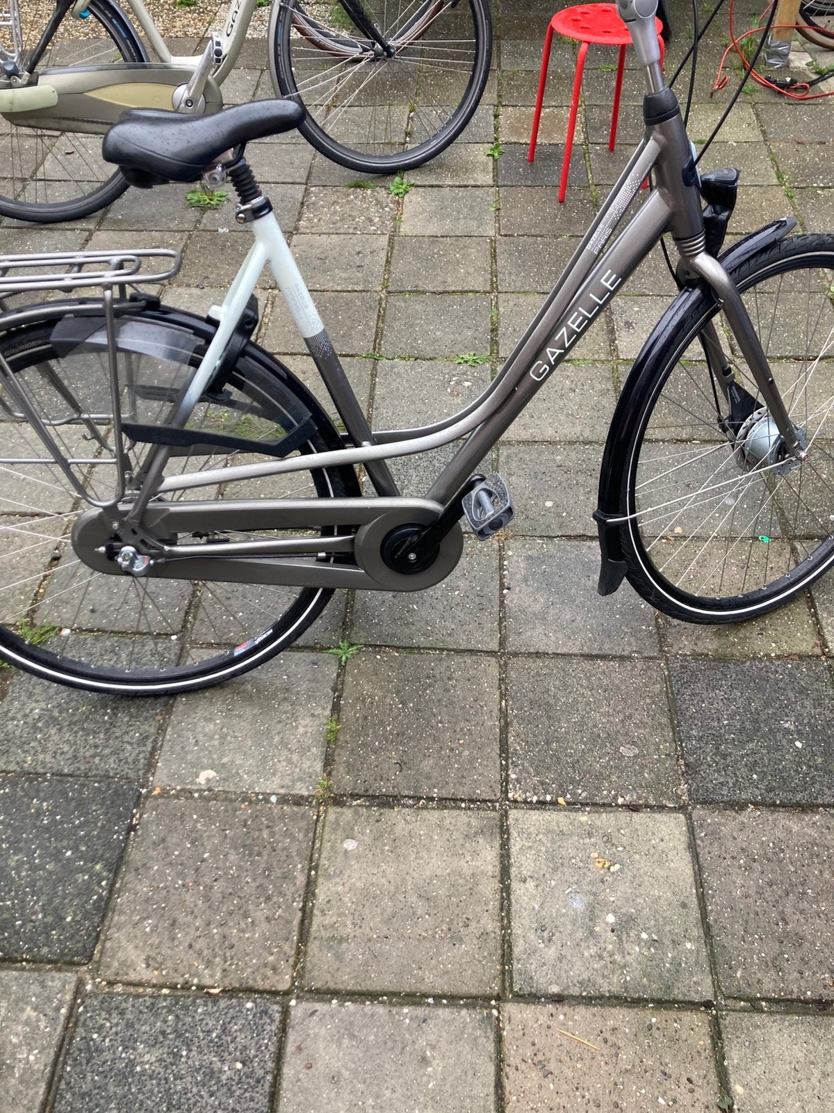 Gazelle dames fiets, Ophalen, 53 tot 56 cm, Velgrem, Versnellingen