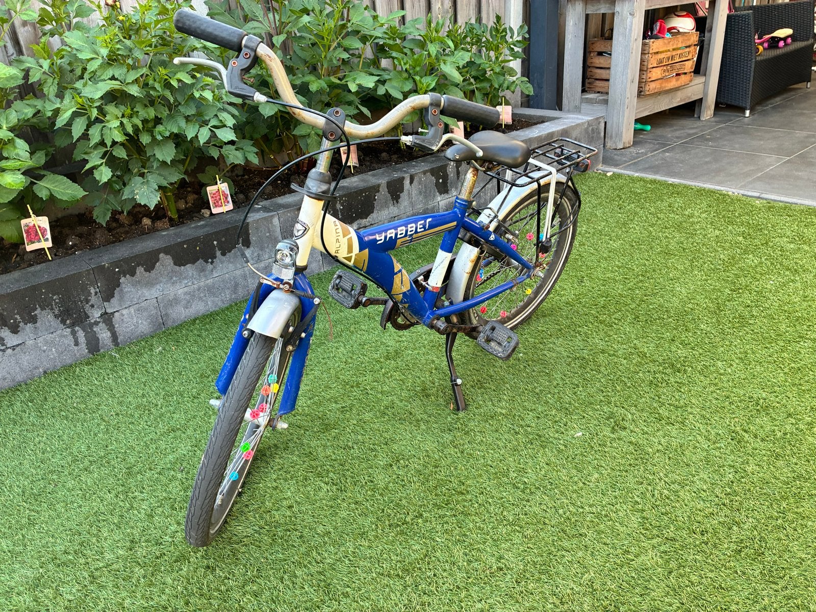Alpina Yabber 20 inch kinderfiets, Fietsen en Brommers, Fietsen | Kinderfietsjes, Ophalen, Gebruikt, Velgrem, 20 inch of meer