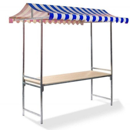 fancy fair Rommelmarkt kramen te huur, Ophalen