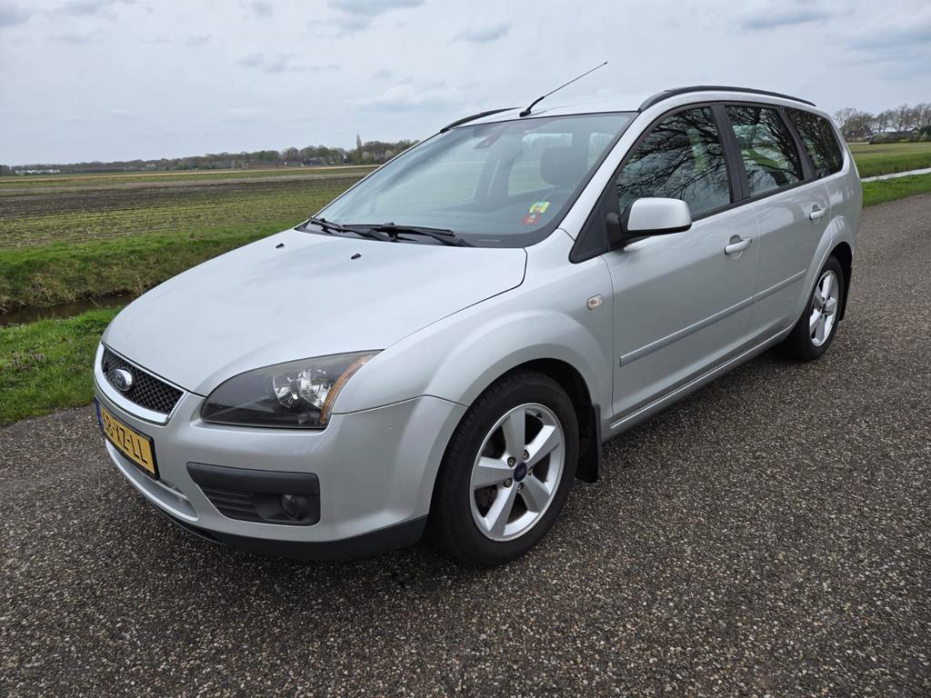 Ford Focus 1.8 92KW Wagon 2007 Grijs, Auto's, Ford, Zwart, 4 cilinders, Handgeschakeld, 675 kg