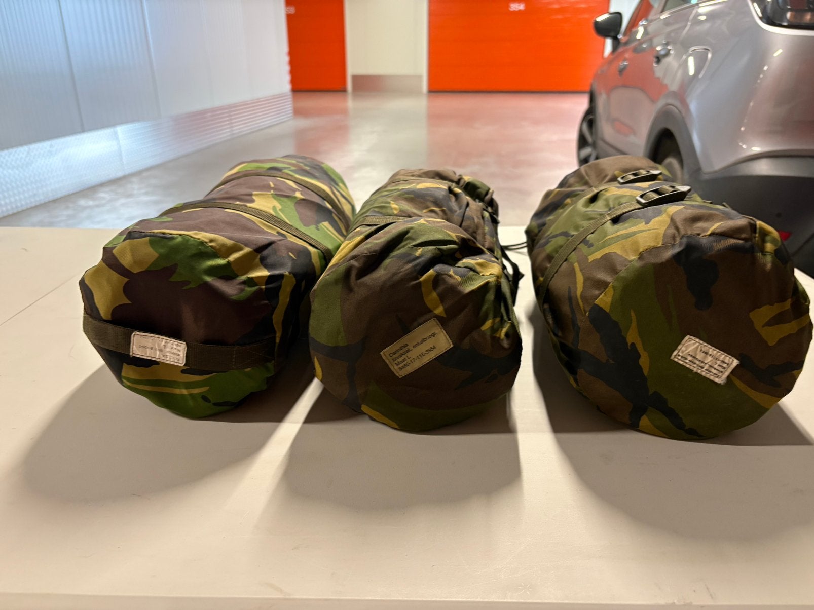 Bivak zak defensie 3 stuks, Verzamelen, Ophalen of Verzenden, Landmacht, Nederland, Overige typen