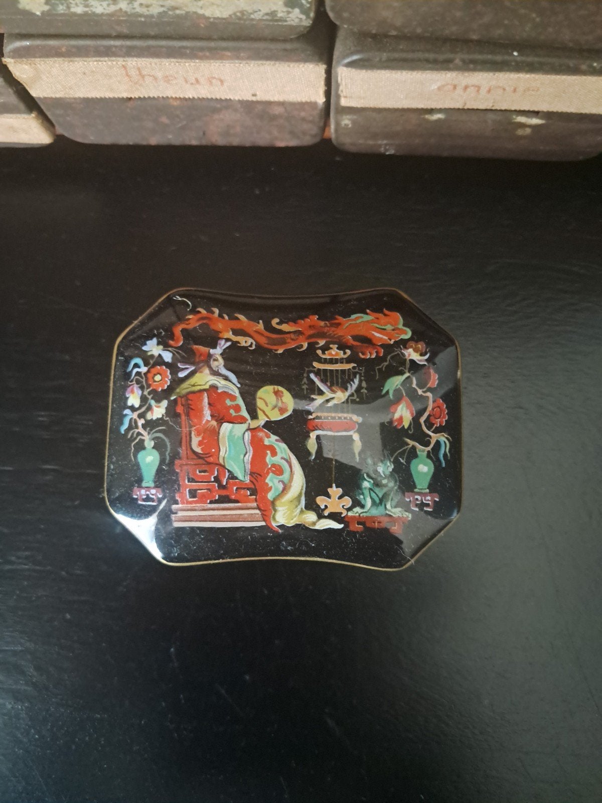 Franklin Mint 'Song of the Nightingale' Porseleinen Doosje, Antiek en Kunst, Ophalen of Verzenden