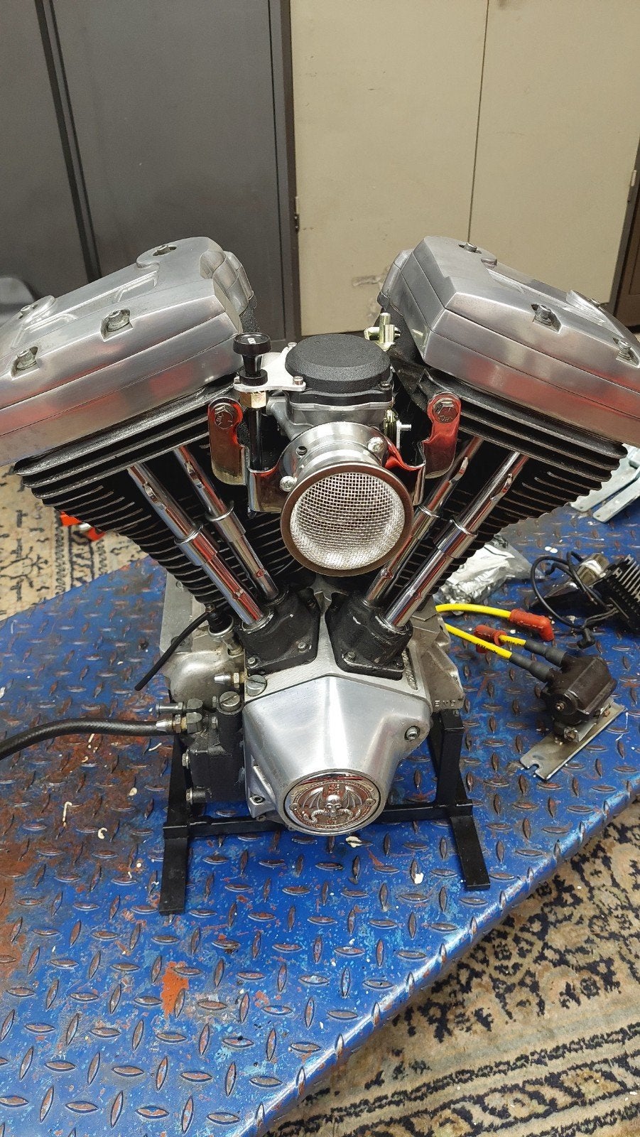 Harley Evo blok met CV carburateur kompleet, Motoren, Onderdelen | Harley-Davidson, Ophalen of Verzenden
