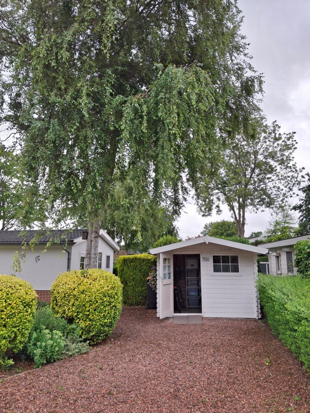 Houten tuinhuis / blokhut (ca. 6 m²) - Zelf demonteren, Ophalen, 250 tot 500 cm, Hout, 200 tot 400 cm