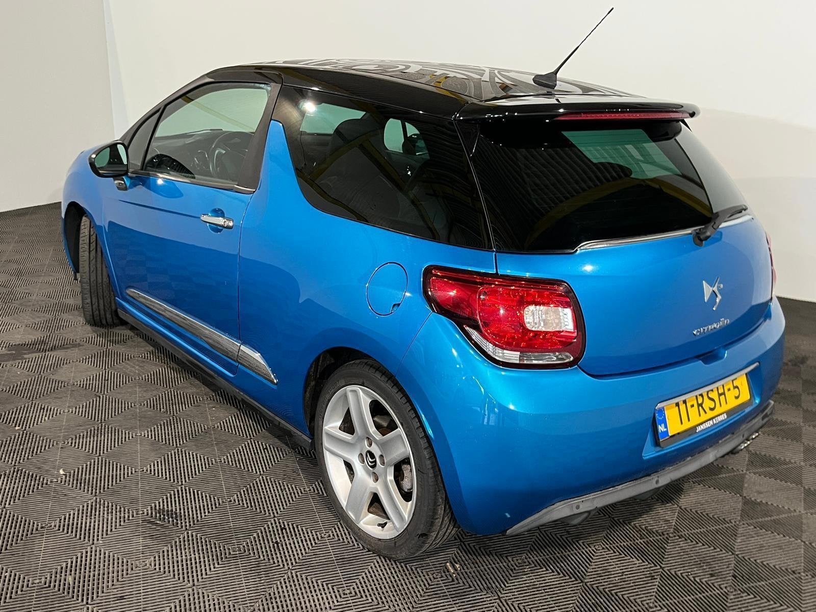 Citroen DS3 1.6 THP Sport Chic, Auto's, Euro 5, 15 km/l, Gebruikt, Blauw