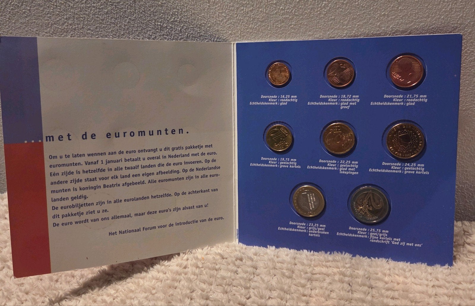 Euro introductie setje Nederland 2002, Verzenden, Overige landen, Overige waardes, Setje