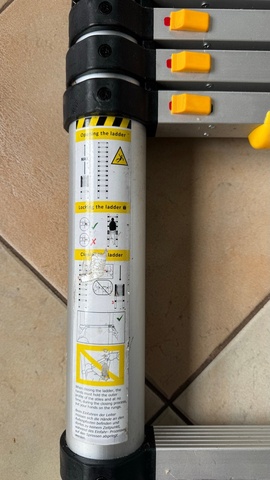 Mr. Safe Telescopische Ladder - 2.64m - Opvouwbaar, Ophalen, Gebruikt, Ladder, Opvouwbaar of Inschuifbaar