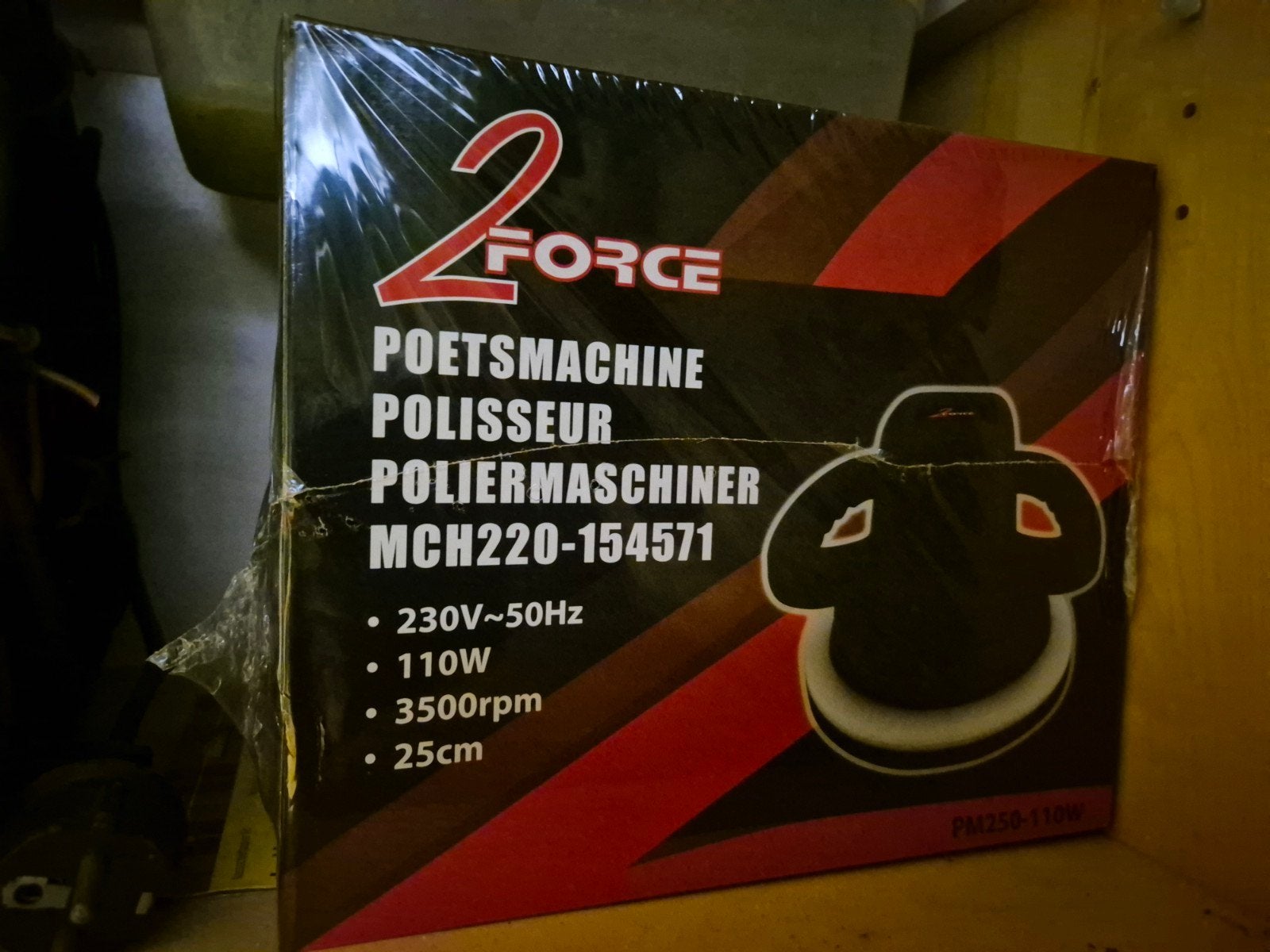 2 Force Poetsmachine Polijstmachine MCH220-154571 Nieuw, Auto diversen, Ophalen of Verzenden, Nieuw