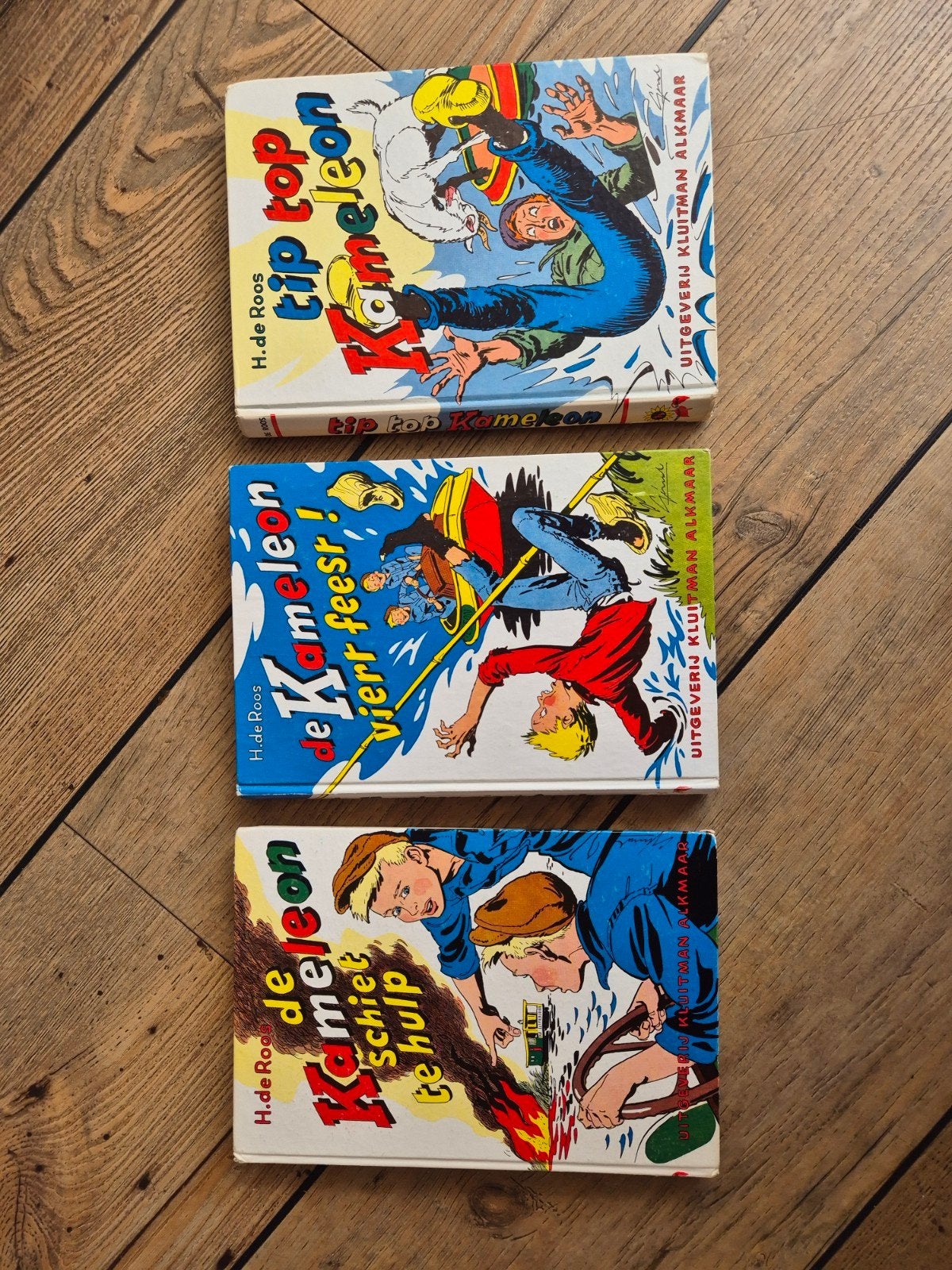 3 Kameleon boeken: TipTop,viert feest,schiet te hulp p.s.€10, Boeken, Ophalen of Verzenden, Gelezen, H. de Roos, Fictie algemeen