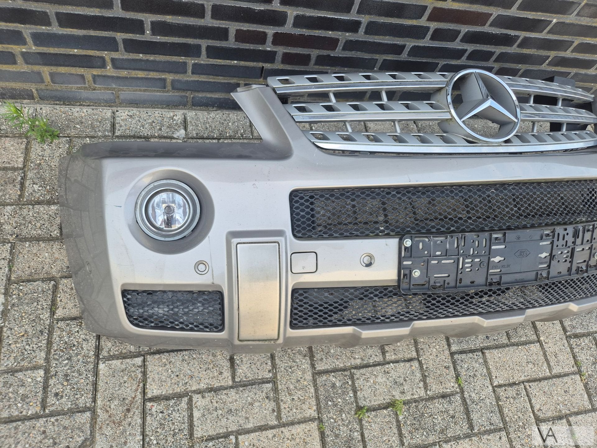Voorbumper van Mercedes ML W164 AMG 2005 - 2009 origineel, Gebruikt, -, Voor, Ophalen of Verzenden